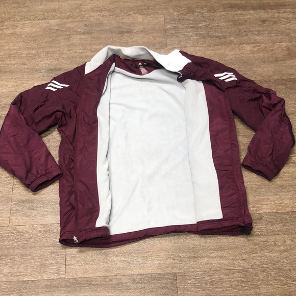 ⬇️⭐️ adidas Mississippi State University Collegiate Men’s Windbreaker Jacket - Picture 12 of 13